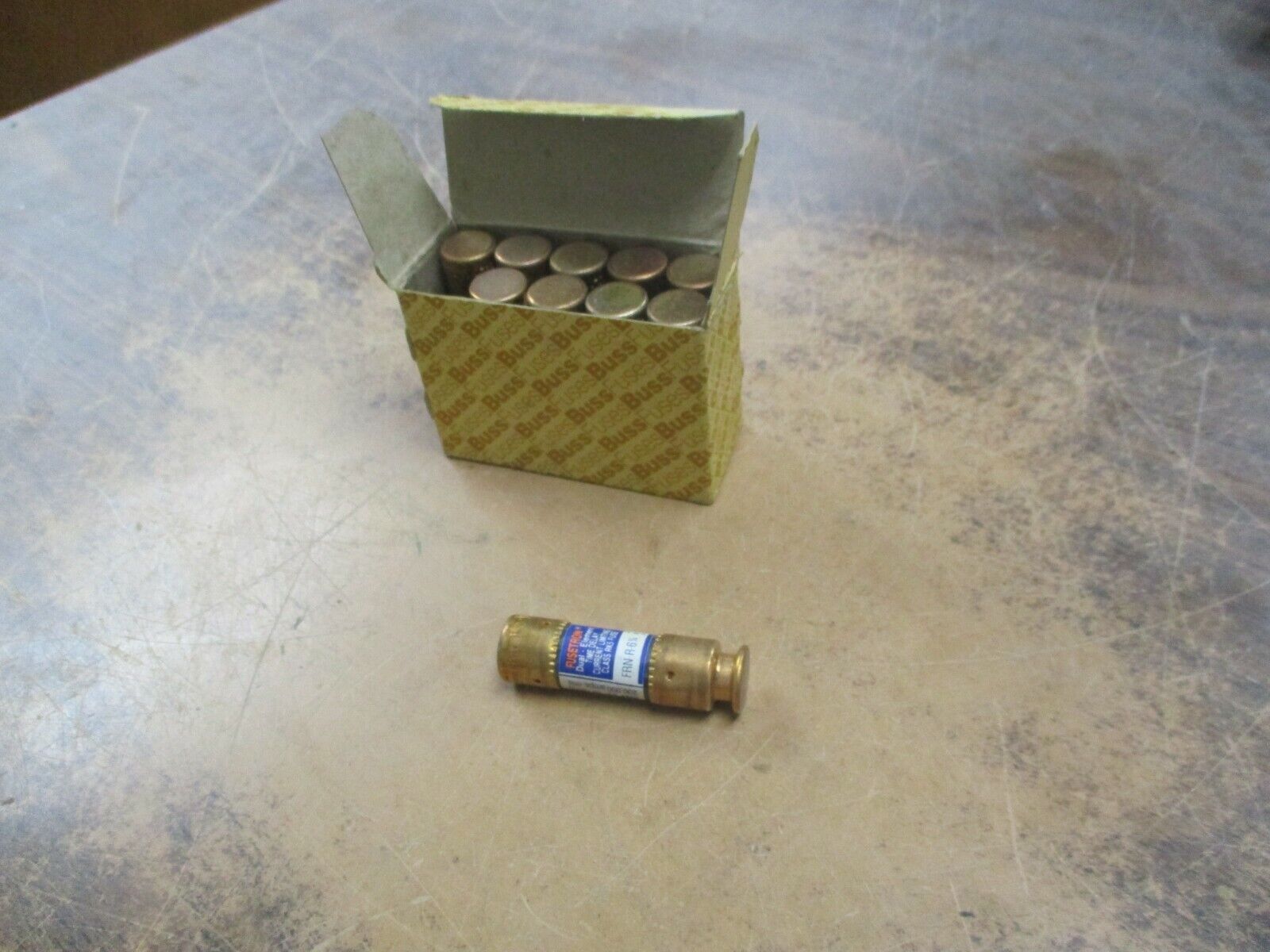 Bussmann Fusetron Fuse FRN-R 6-1/4 6-1/4A 250V *Box of 10* New Surplus