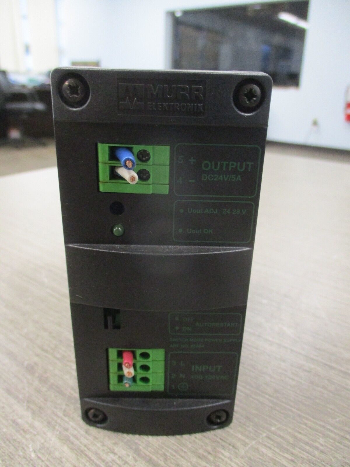 Murr Power + Switch Mode Power Supply 85084 Input: Output: Used