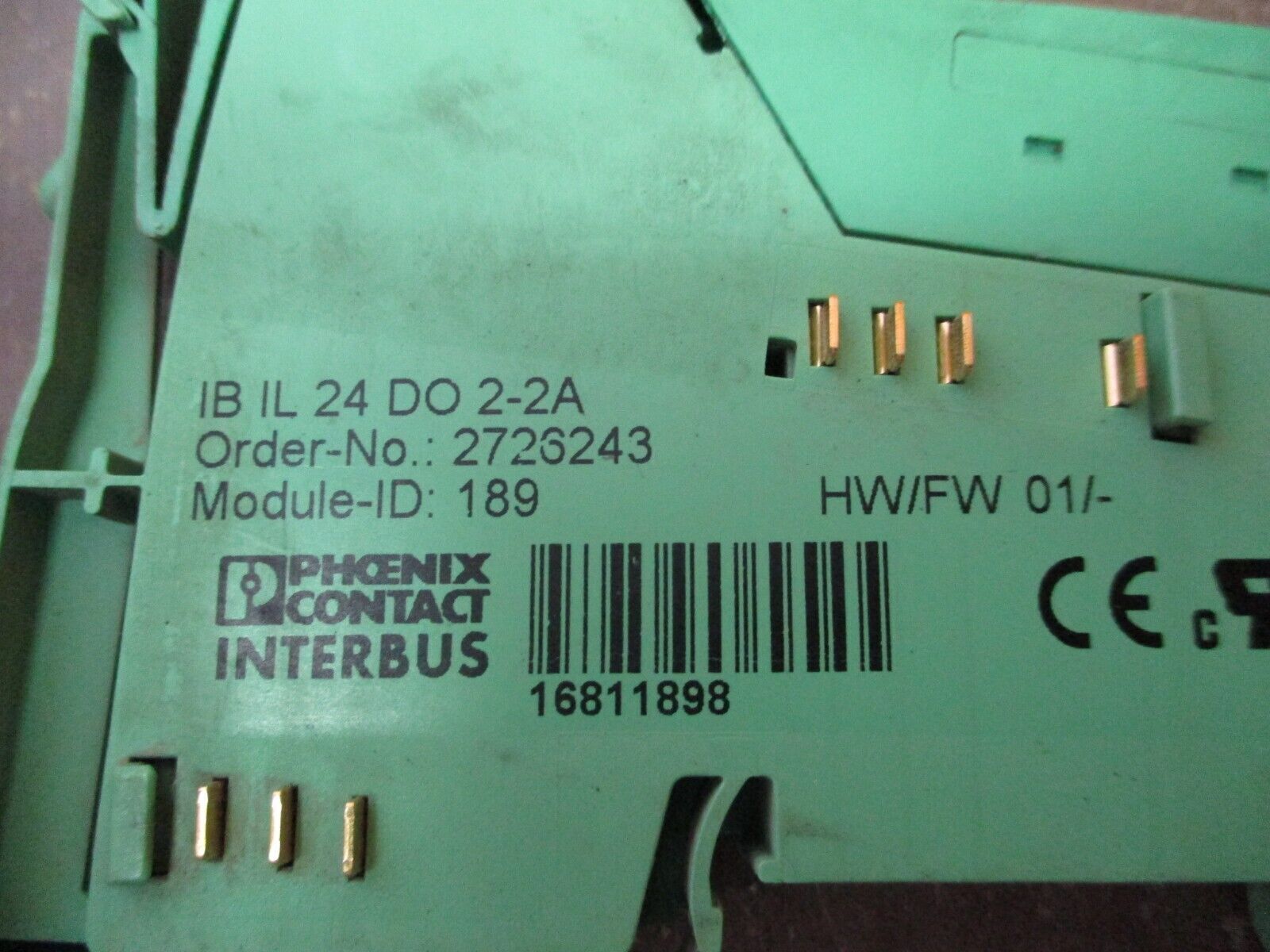 Phoenix Contact Interbus Inline Digital Output Terminal 2726243 IB IL 24 DO 2-2A