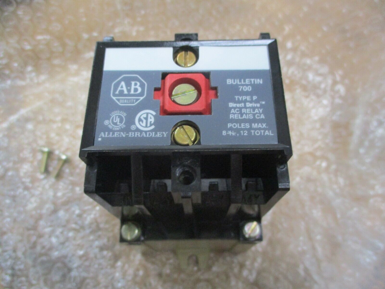 Allen-Bradley Type P Control Relay 700-P000A1 115-120V Coil New Surplus