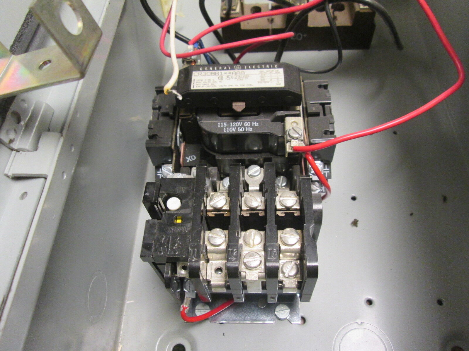 GE Fusible Size 0 Combination CR308B1**AAA 115-120V Coil *No Heaters* Used