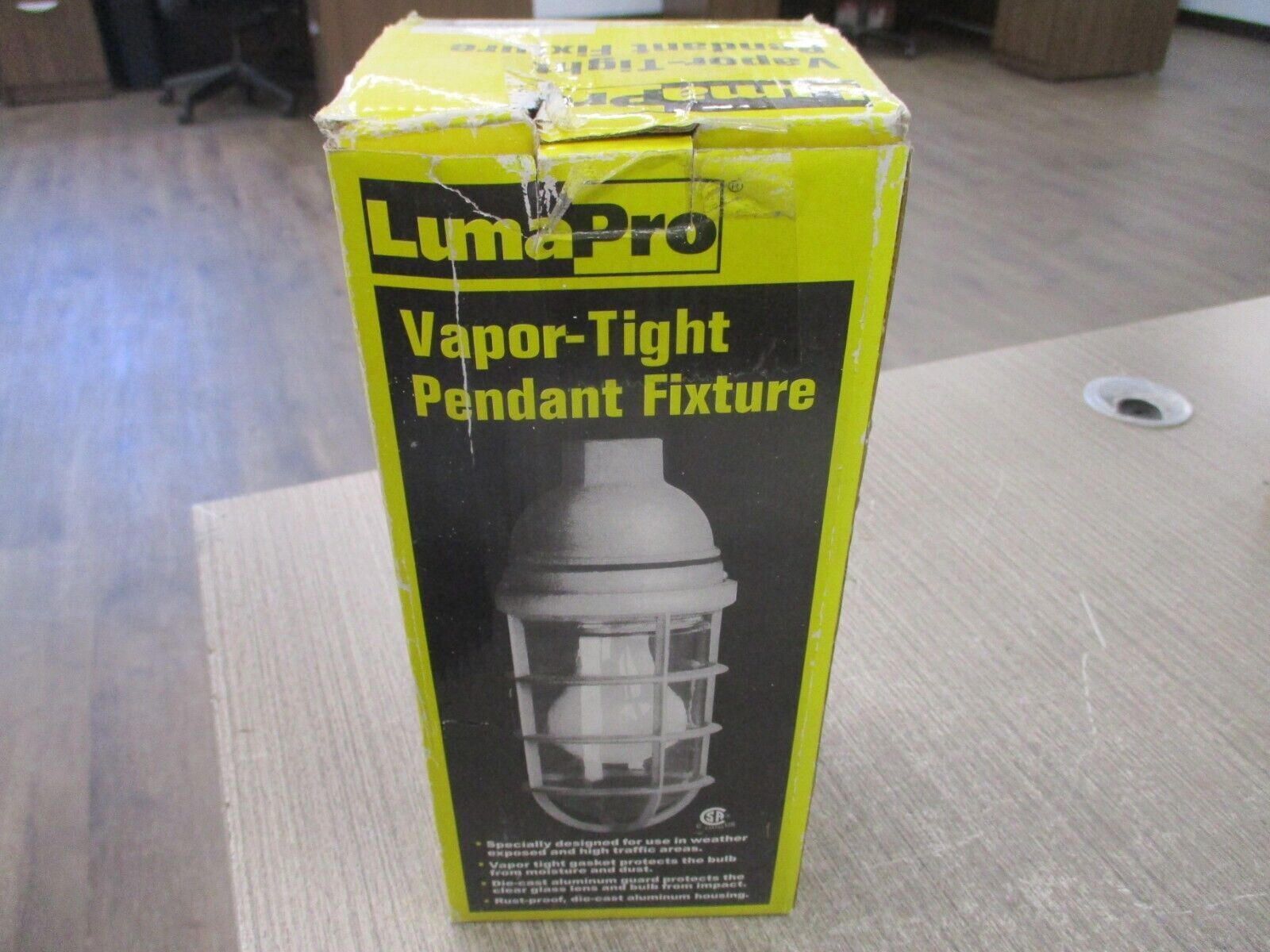 LumaPro Vapor-Tight Pendant Fixture 3RB24 New Surplus