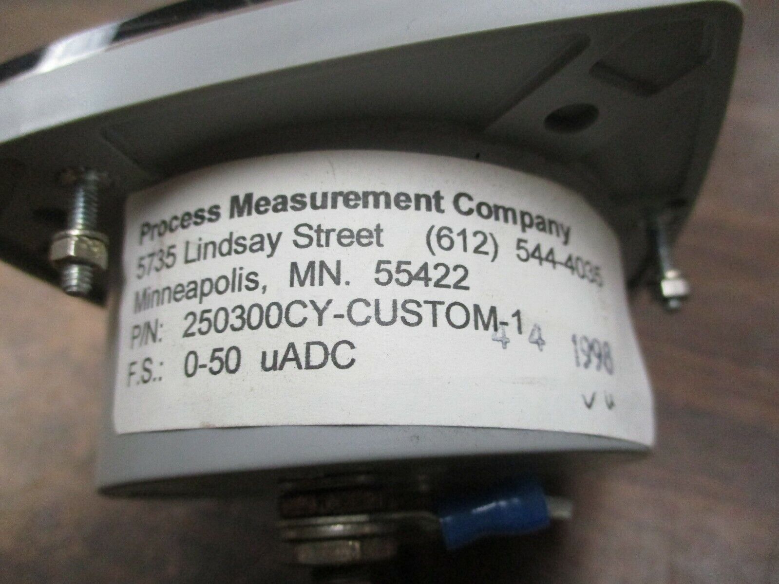 Process Measurement Company Tension Meter 250300CY-CUSTOM-1 Range: 0-40lbs Used