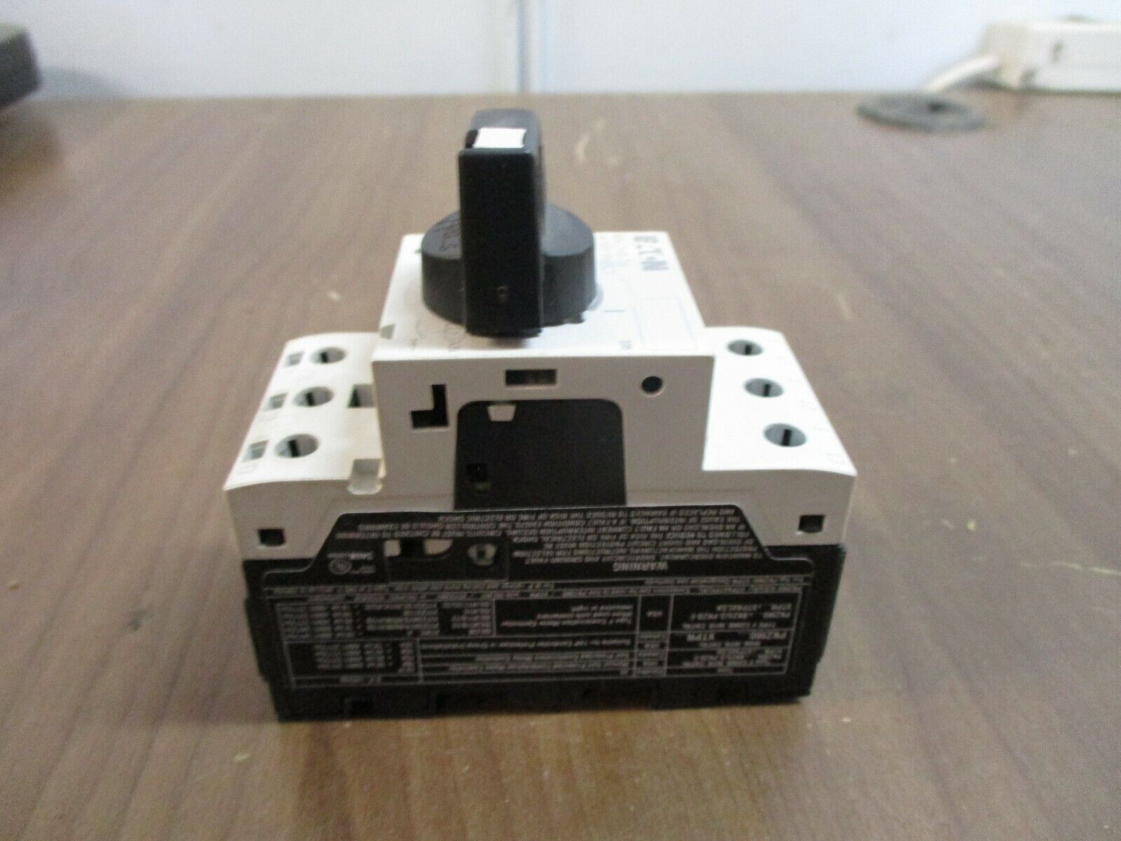 Eaton Manual Starter PKZM0-1.6XTPR1P6BC1 Trip: 1-1.6A Used