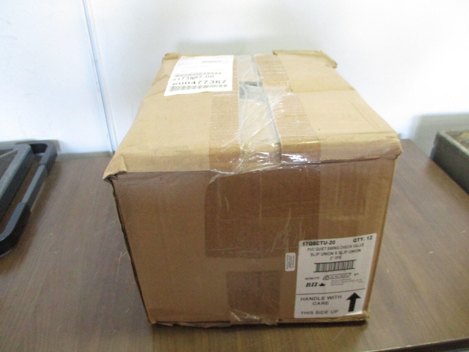Boshart PVC Quiet Swing Check Valve 17QSCTU-20 Slip Union x Slip Union 2" IPS