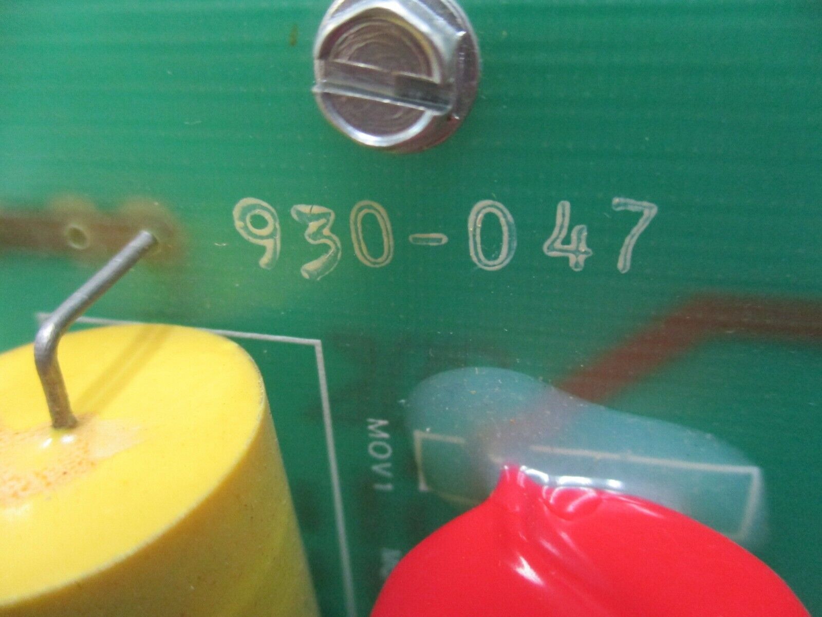 Vee-Arc Capacitor Board 930-047 Used