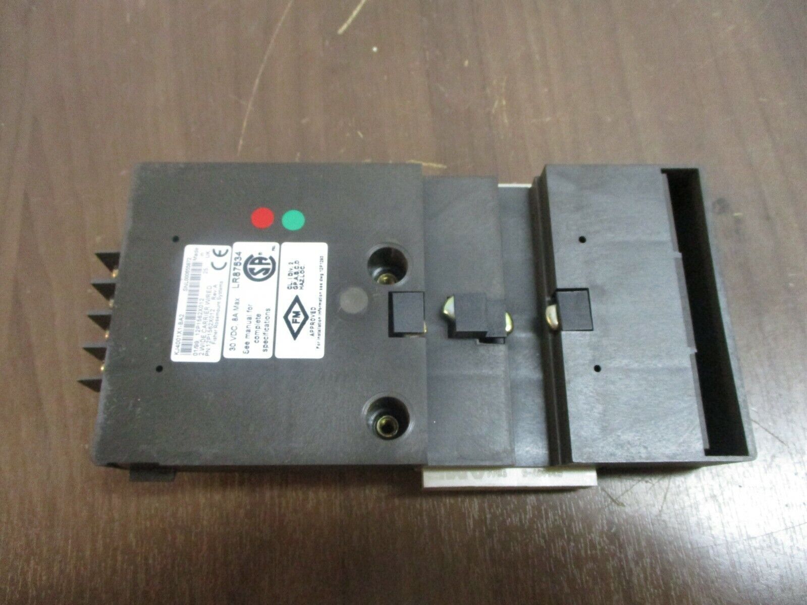 Fisher Rosemount KJ4001X1-BA2 2-Wide Carrier 12P1562X012 Rev. A Used