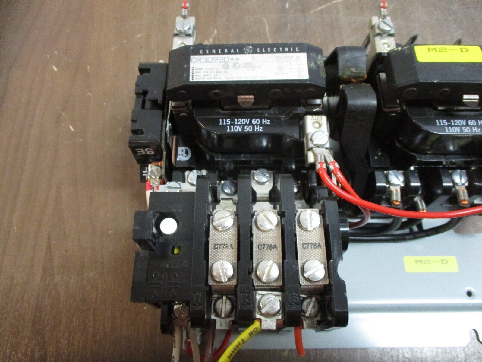 GE Size 0 Reversing Starter CR309B0** 115-120V Coil Used