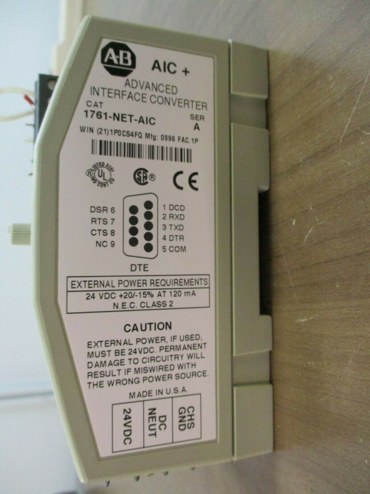 Allen-Bradley Advanced Interface Converter 1761-NET-AIC Ser. A Used