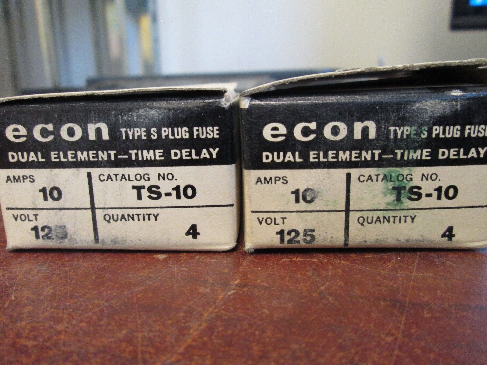 Economy Econ Type S Plug Fuse TS-10 125V 10A *Lot of 8* New Surplus