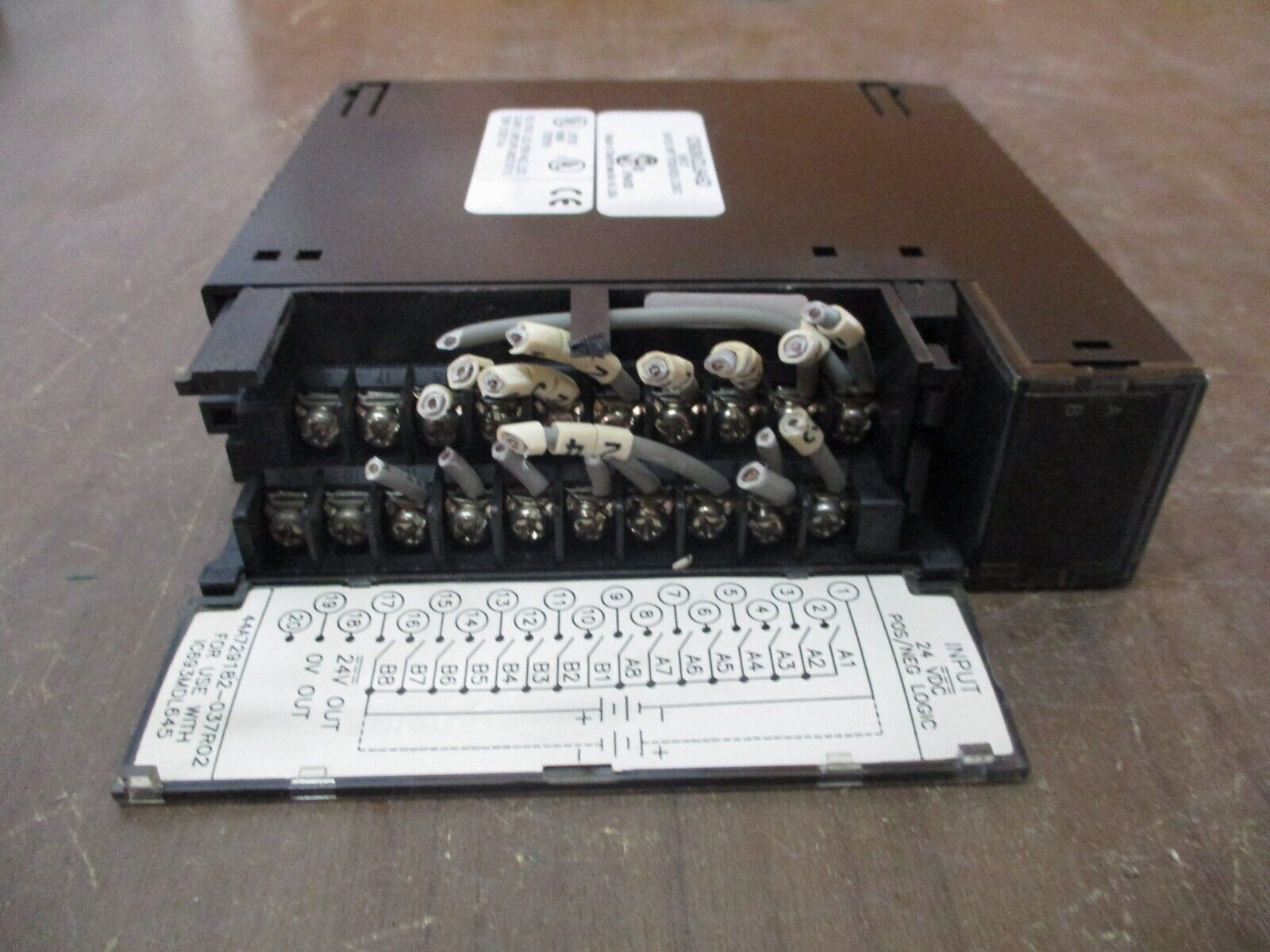 GE Fanuc Input Module IC693MDL645D 24VDC 16PT POS/NEG Logic Used