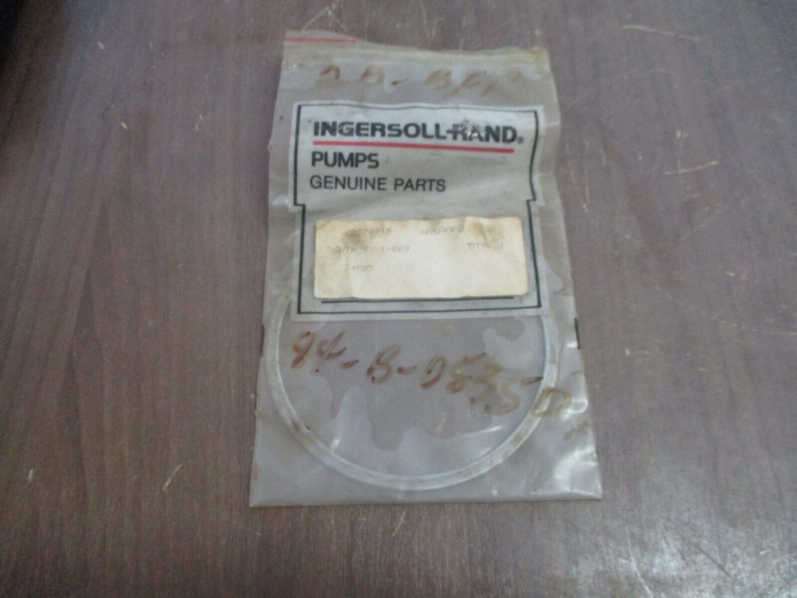 Ingersoll-Rand Washer 5CHTA299X1-669 New Surplus