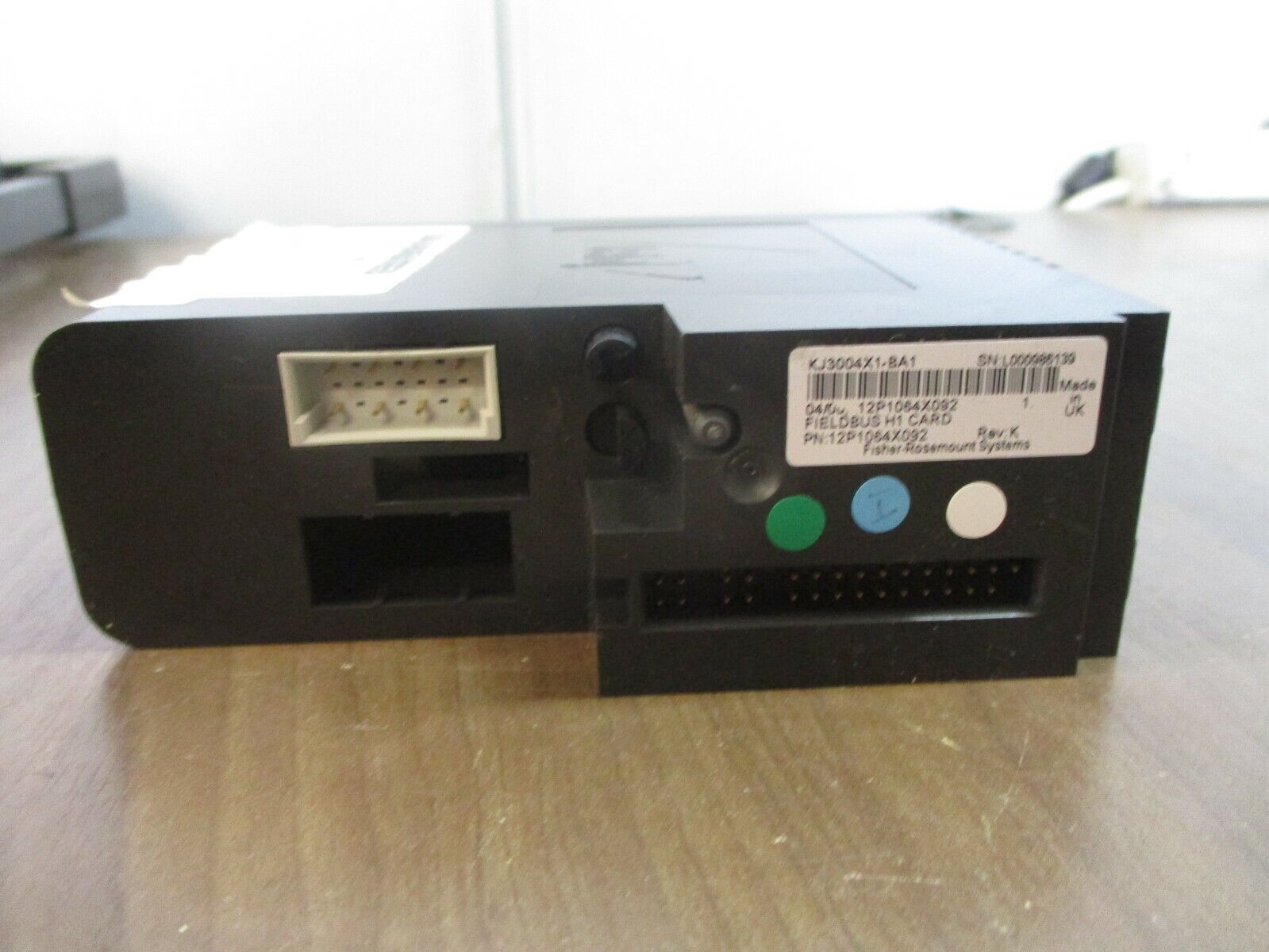 Fisher-Rosemount KJ3004X1-BA1 Fieldbus H1 Module 12P1064X092 Rev. K Used