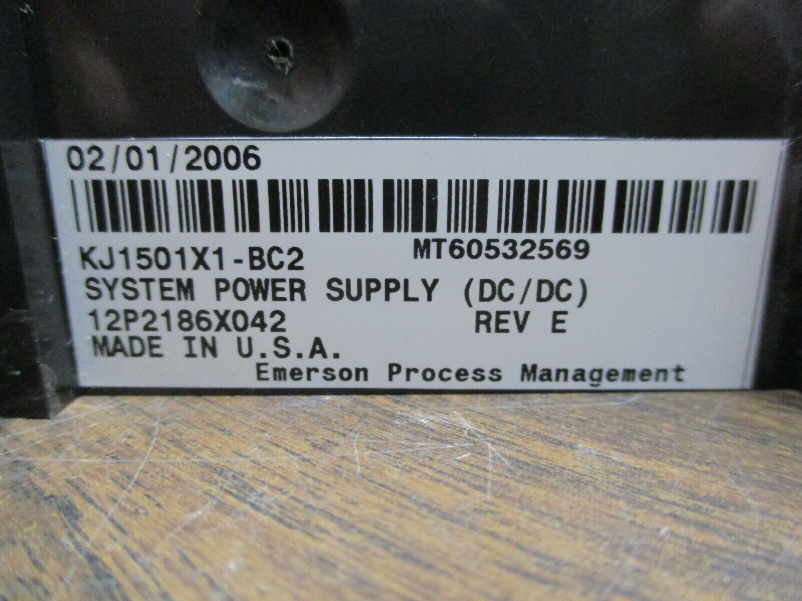 Emerson Delta KJ1501X1-BC2 System Power Supply 12P2186X042 Rev. E DC/DC Used