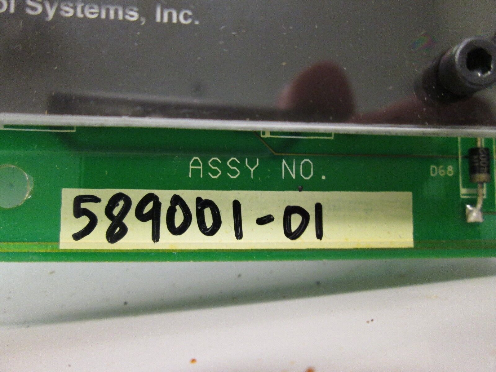 MCS Master Control Systems 589001-01 Used