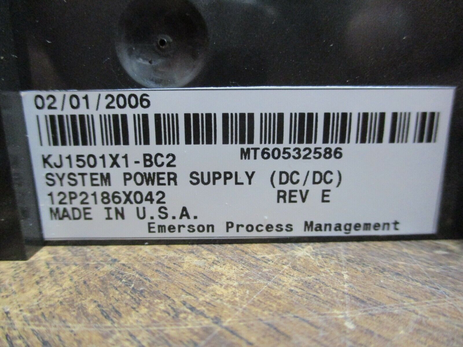 Emerson Delta KJ1501X1-BC2 System Power Supply 12P2186X042 Rev. E DC/DC Used
