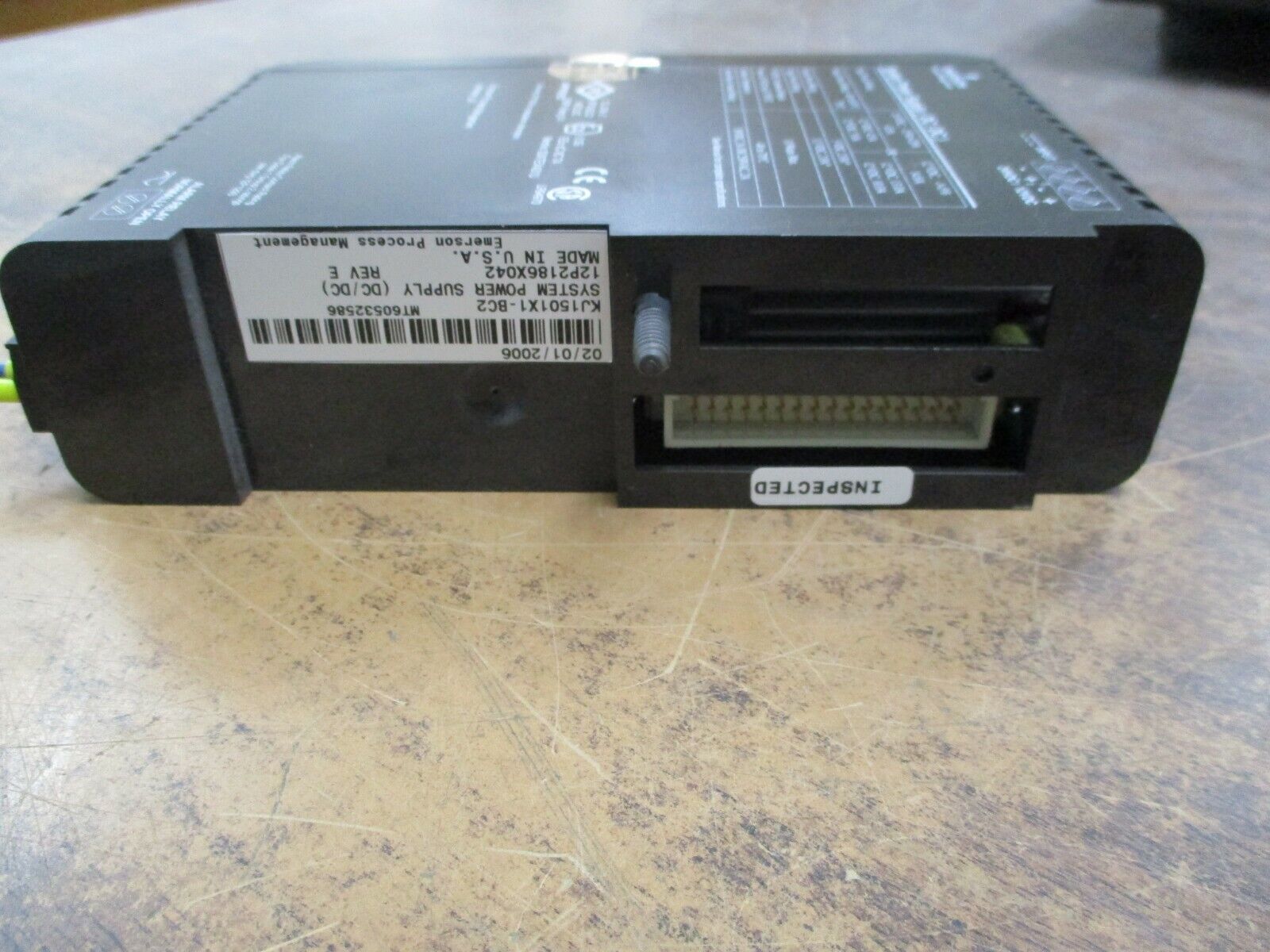 Emerson Delta KJ1501X1-BC2 System Power Supply 12P2186X042 Rev. E DC/DC Used