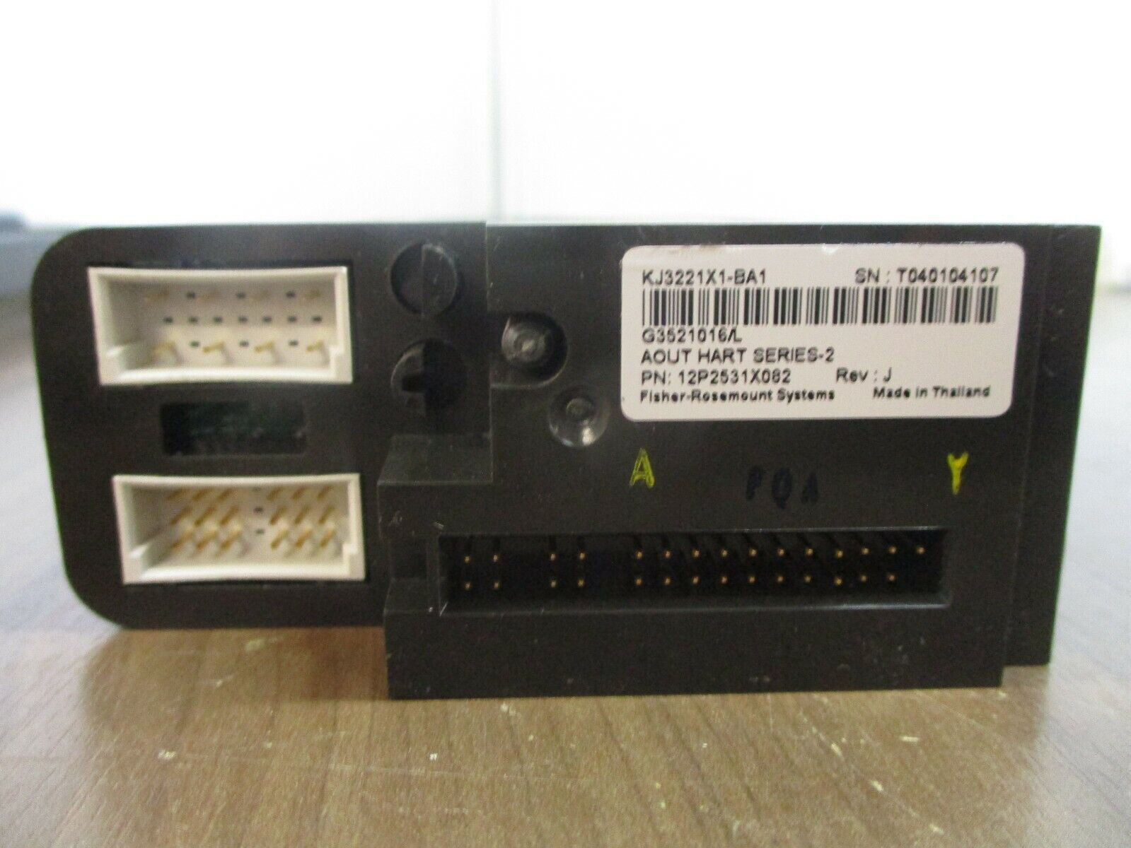 Fisher-Rosemount KJ3221X1-BA1 Series 2 Analog Output HART Module 12P2531X082