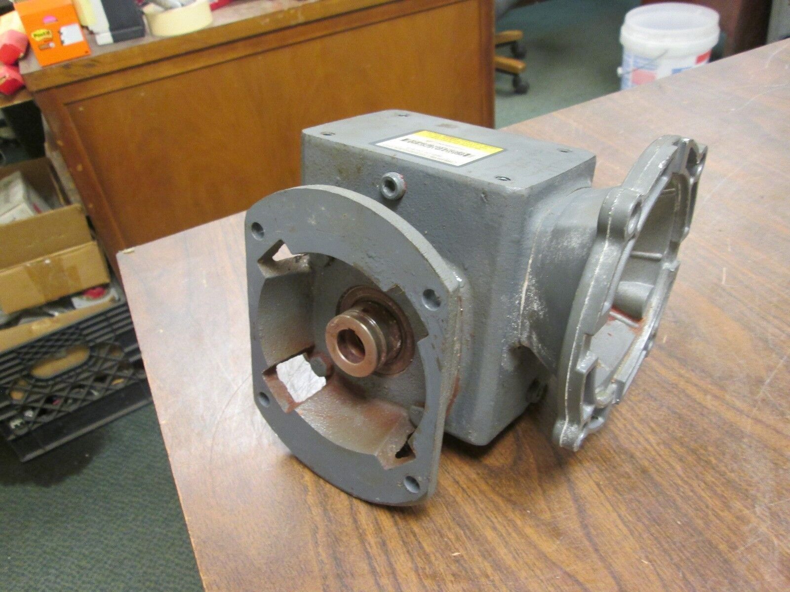 Boston Gear Reducer HF718W5B5HP12 Ratio 5:1 2.55 HP IN 432 LB-IN Torque Out Used