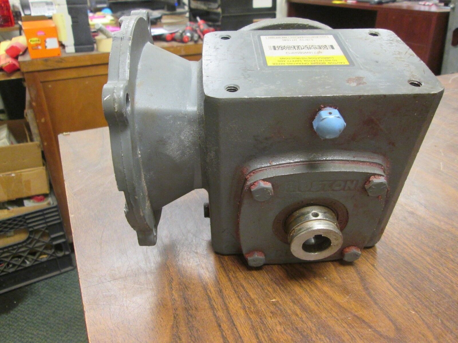 Boston Gear Reducer HF718W5B5HP12 Ratio 5:1 2.55 HP IN 432 LB-IN Torque Out Used