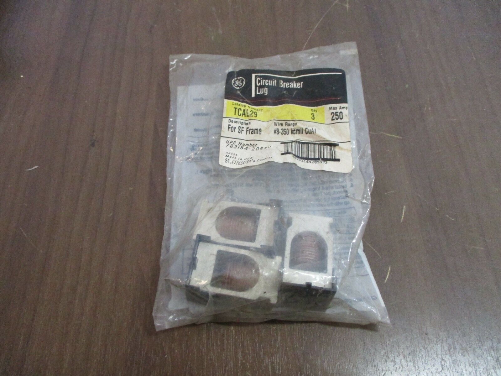 GE Circuit Breaker Lugs TCAL29 For SF Frame 250A #8-350kcmil *Set of 3*