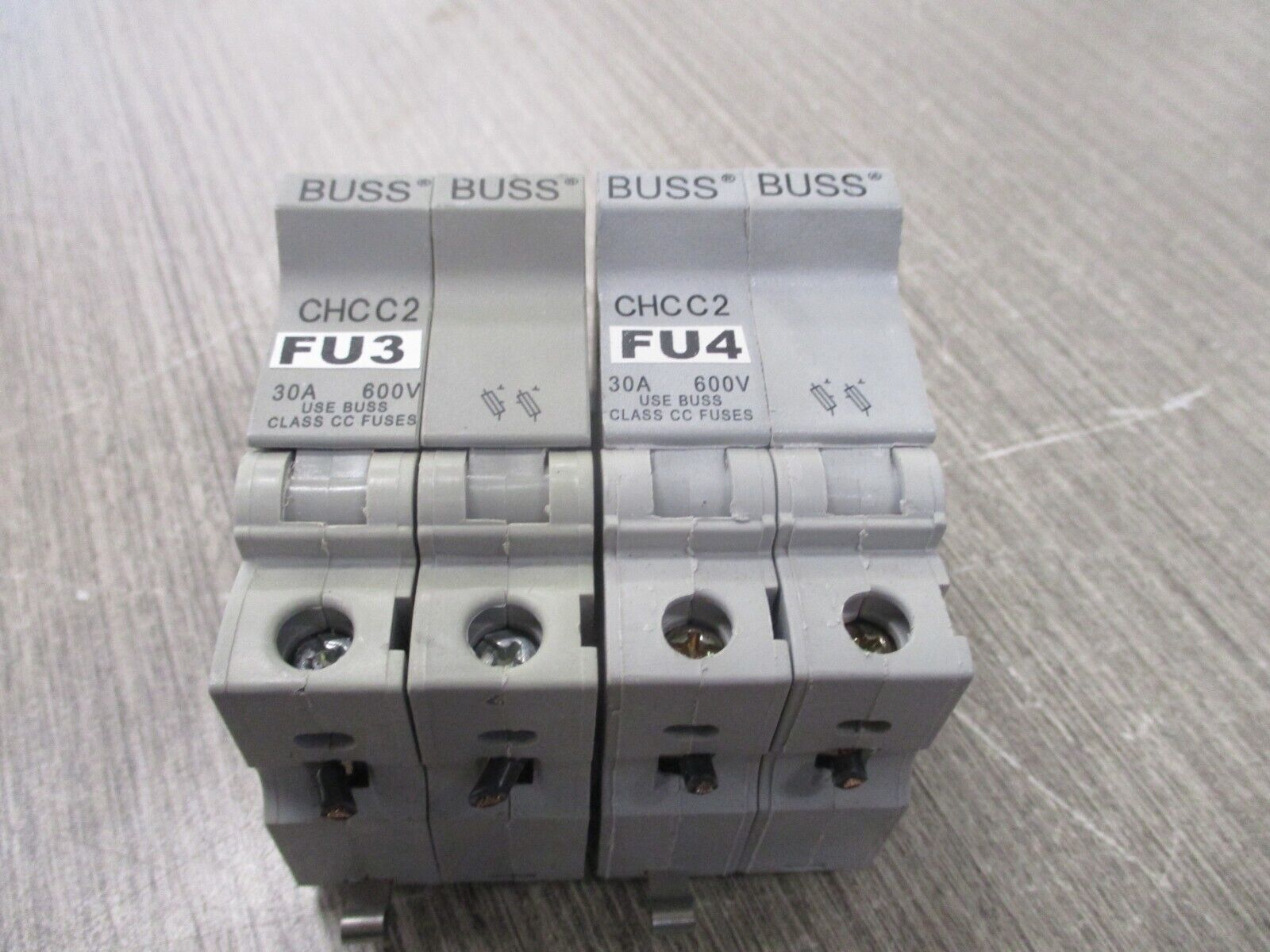 Buss Fuseholder CHCC 2 30 A 600V 2P *Lot of 2* Used