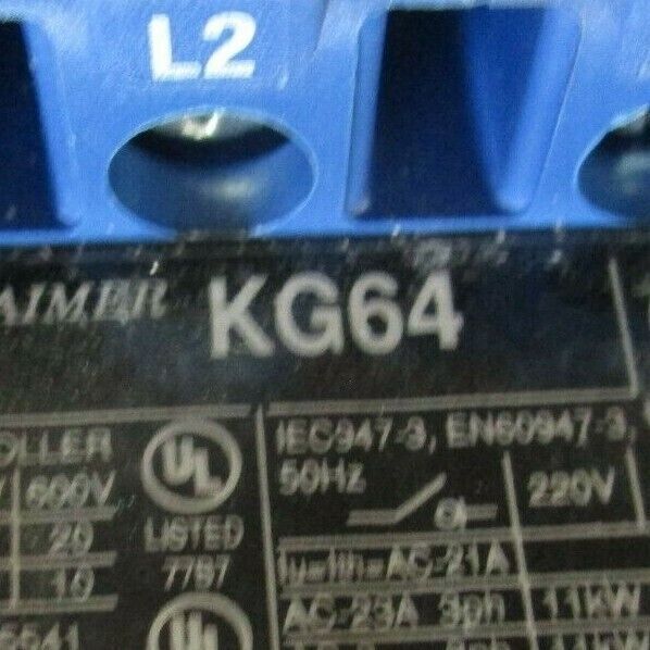 Kraus & Naimer Disconnect Switch KG64 60A 600V *No Handle* Used
