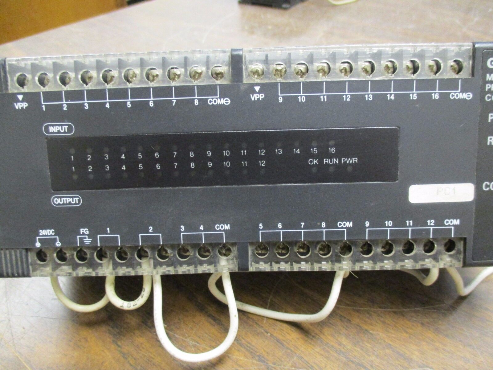 GE Fanuc Micro Programmable Controller IC620MDR128A 24VDC Used