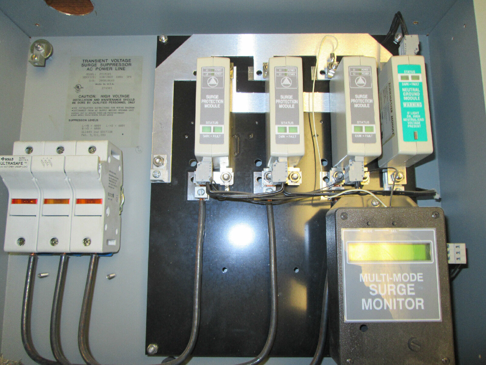 Powerware TVSS ZoneMaster 150 TRANSIENT VOLTAGE SURGE SUPPRESSOR PT15101