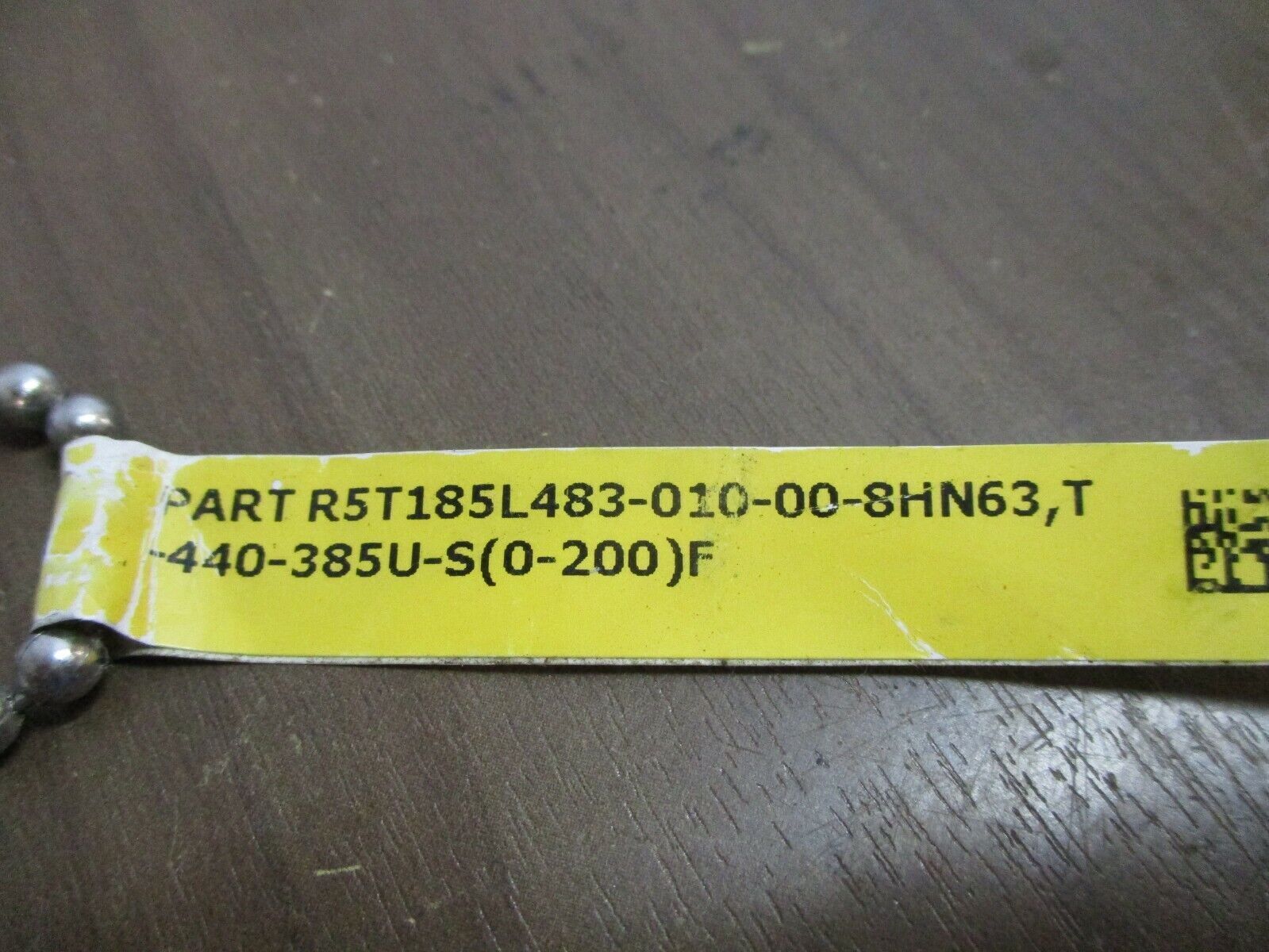Jasper / Pyromation RTD Assembly R5T185L483-010-00-8HN63, T-440-385U-S(0-200)F