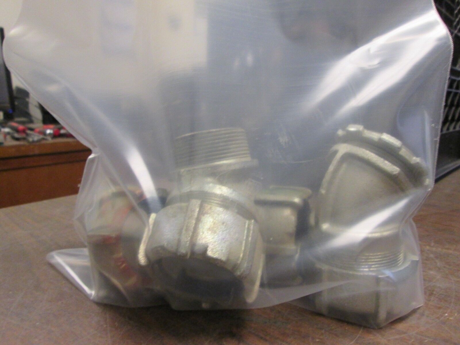 T&B 45 Degree Watertight Connector Size: 1-1/2" Lot of 4 Used
