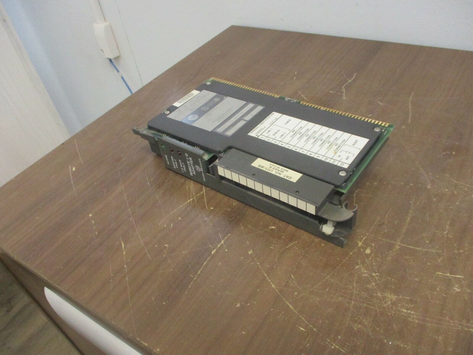 Allen-Bradley Remote I/O Adapter Module 1771-ASB Ser. B F/W Rev. C Used