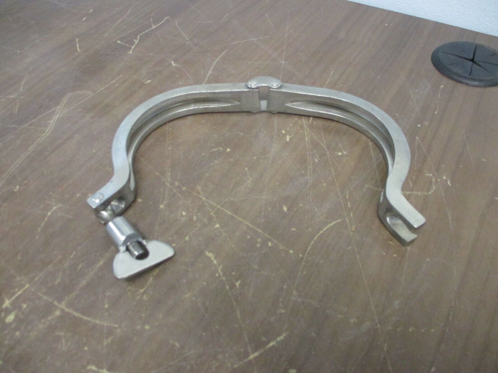 Misc. Brand Stainless Steel Sanitary Clamp Size: 4" Used
