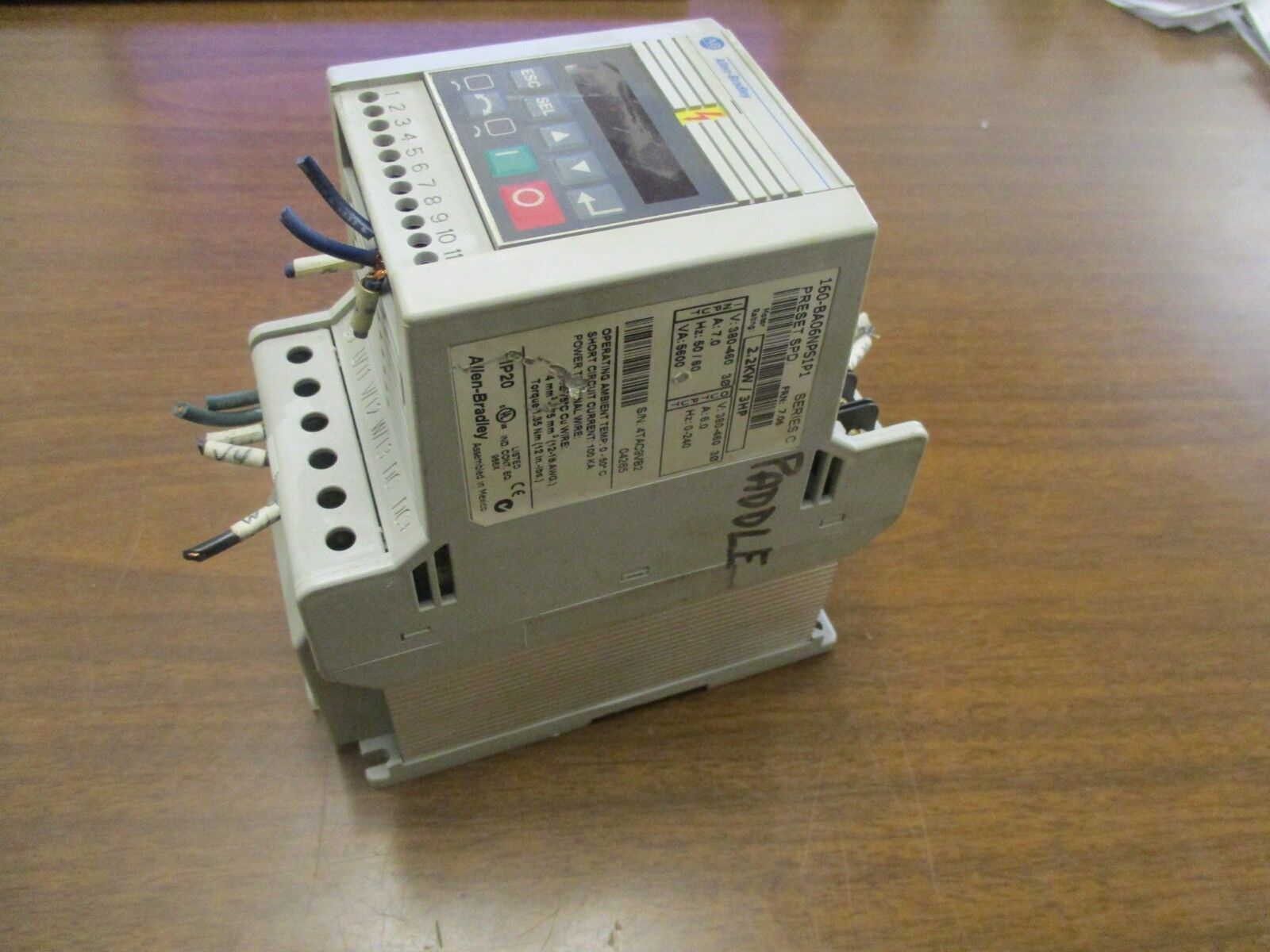 Allen-Bradley Preset Speed Controller 160-BA06NPS1P1 3HP Used