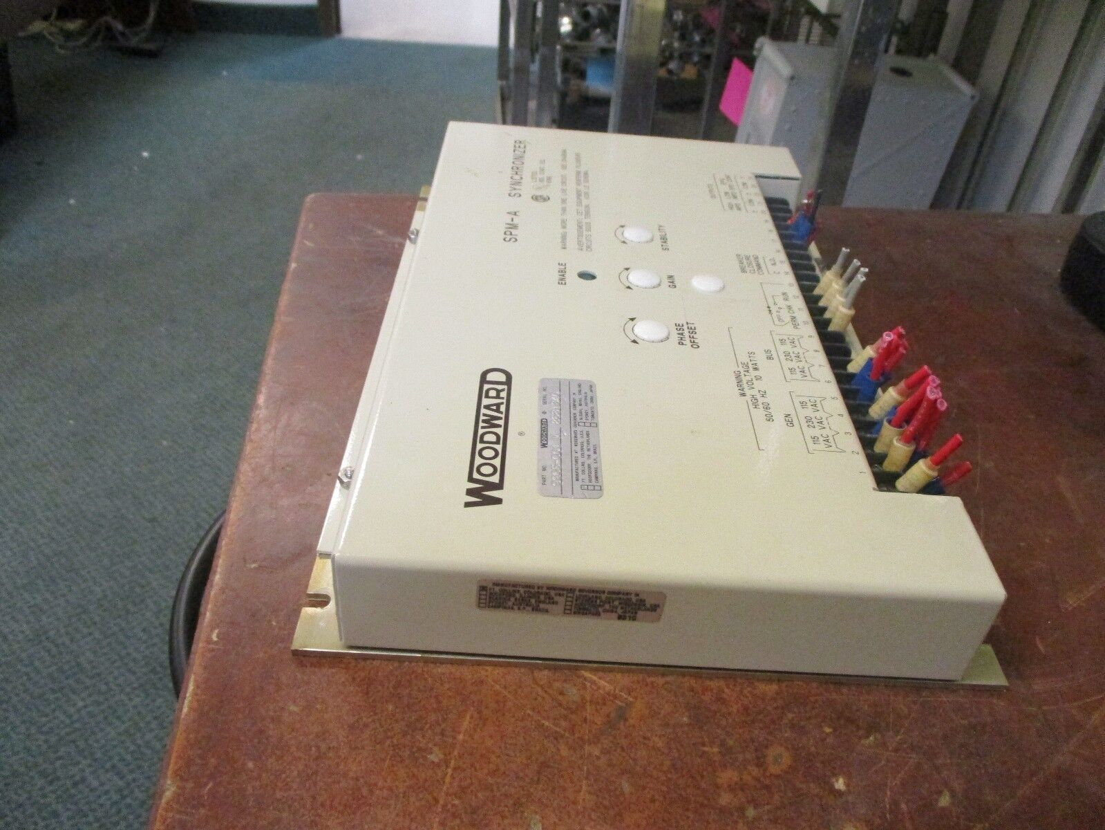 Woodward SPM-A Synchronizer 9905-001 M Rev.M 10W 50/60Hz 115/230V Used