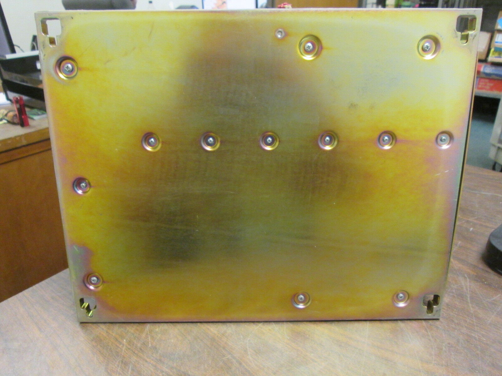 Gould Model AS-H819-209 PLC Rack AS-9534-002 7-Slot Used