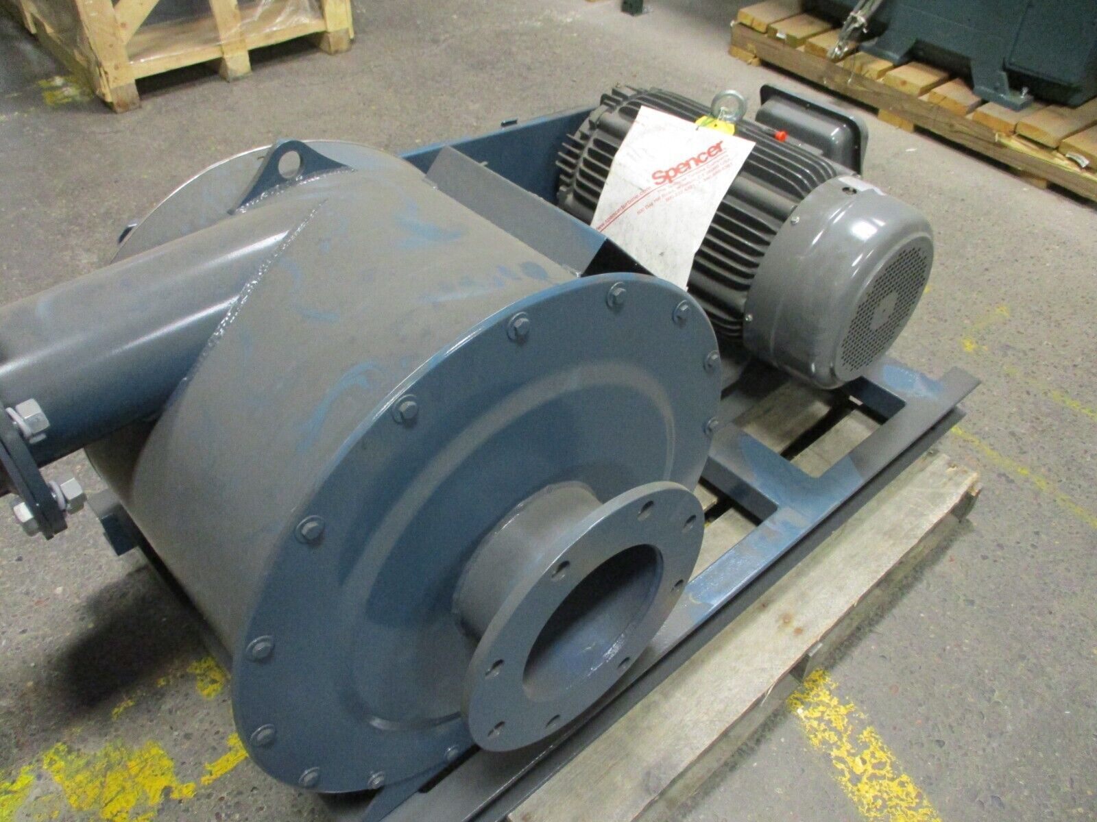Spencer Centrifugal Blower B24204BC-MOD 50HP 3600RPM 230/460V New Surplus
