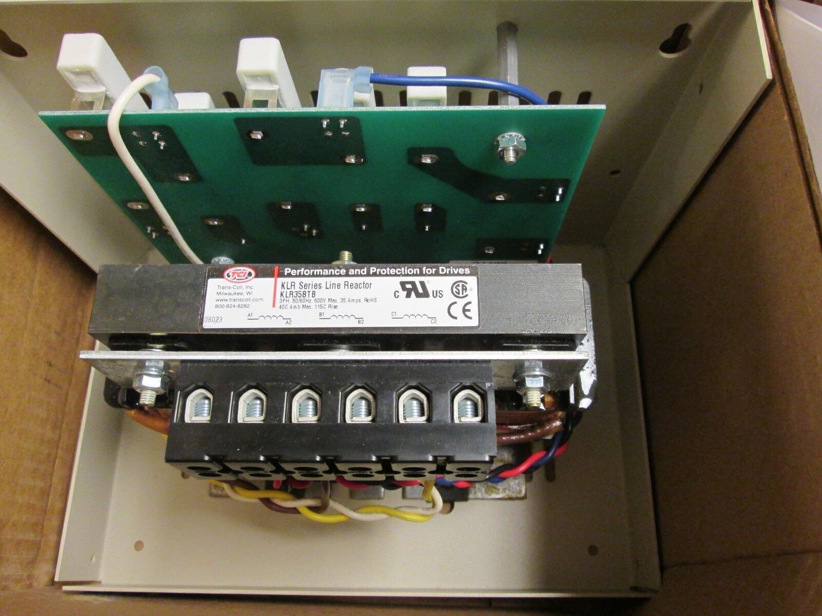 TCI KLC Output Filter KLC35B 35A 600V 3Ph 60Hz
