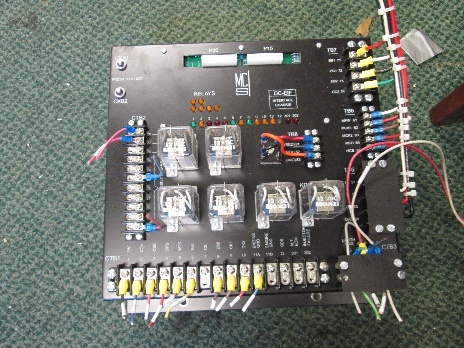 MCS Interface Chassis DC-EIF Control Board Used