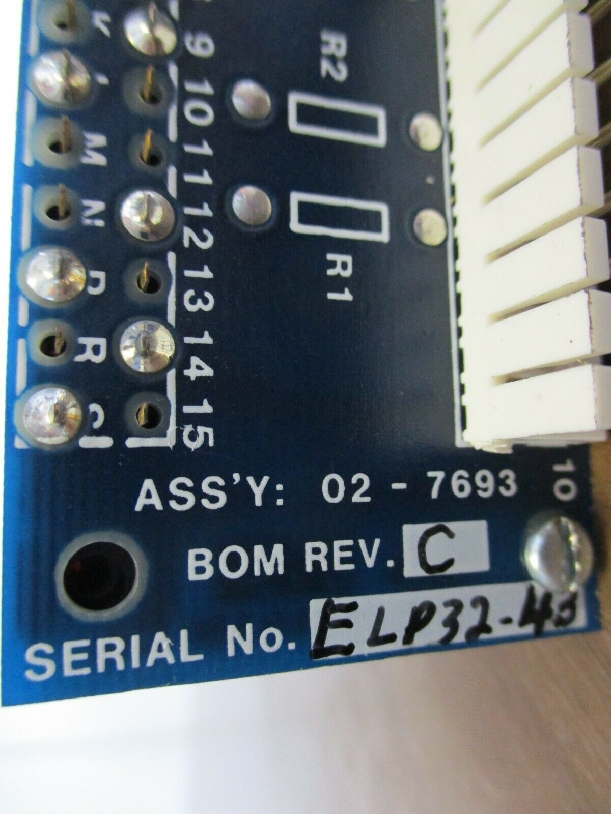 Graham Speed/Load Panel Meter 02-7693 Rev. C Used