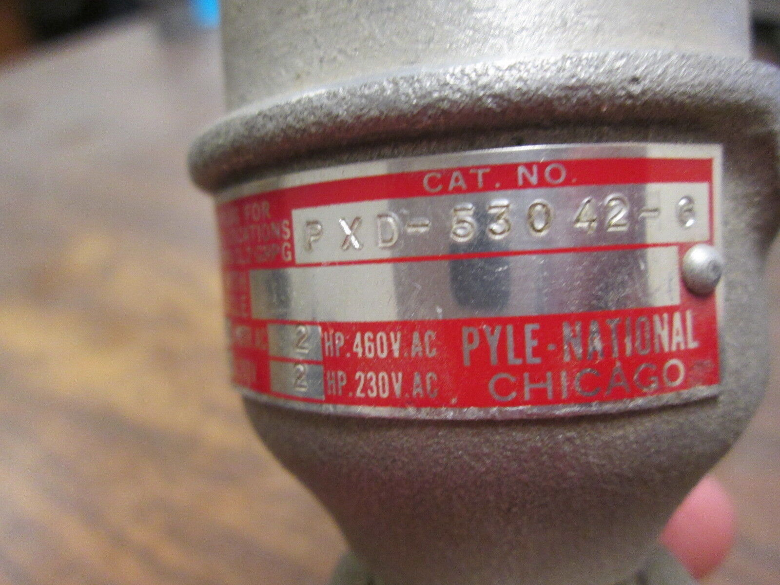 Pyle-National Plug PXD-53042-G 20A 460V 4P 3W Used