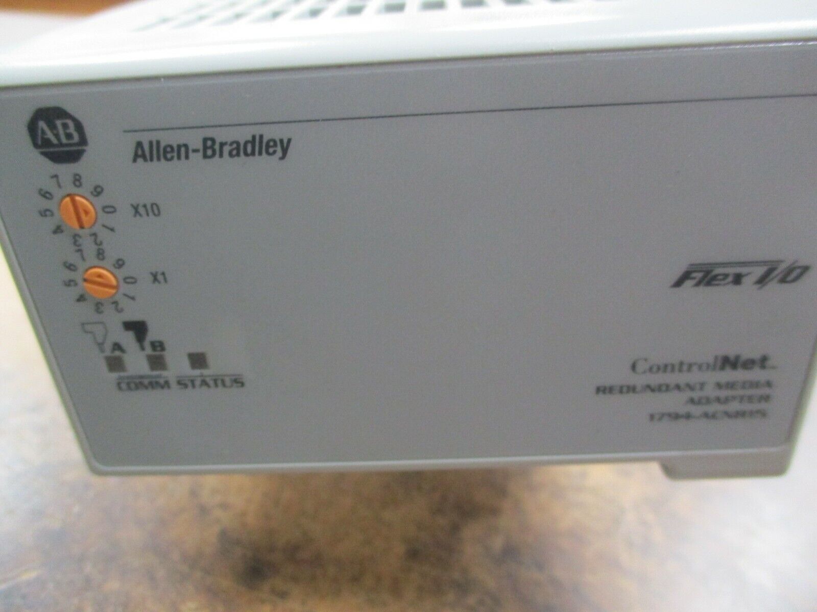 Allen-Bradley Flex I/O ControlNet Redundant Media Adapter 1794-ACNR15 Ser D Used