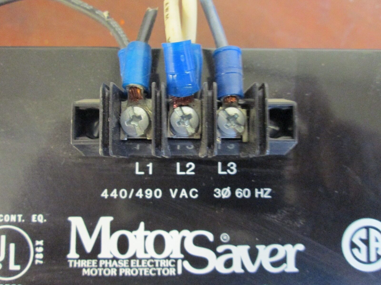 Motor Saver Model 500 MS 504 SP 3 Phase Electric Motor Protector Used