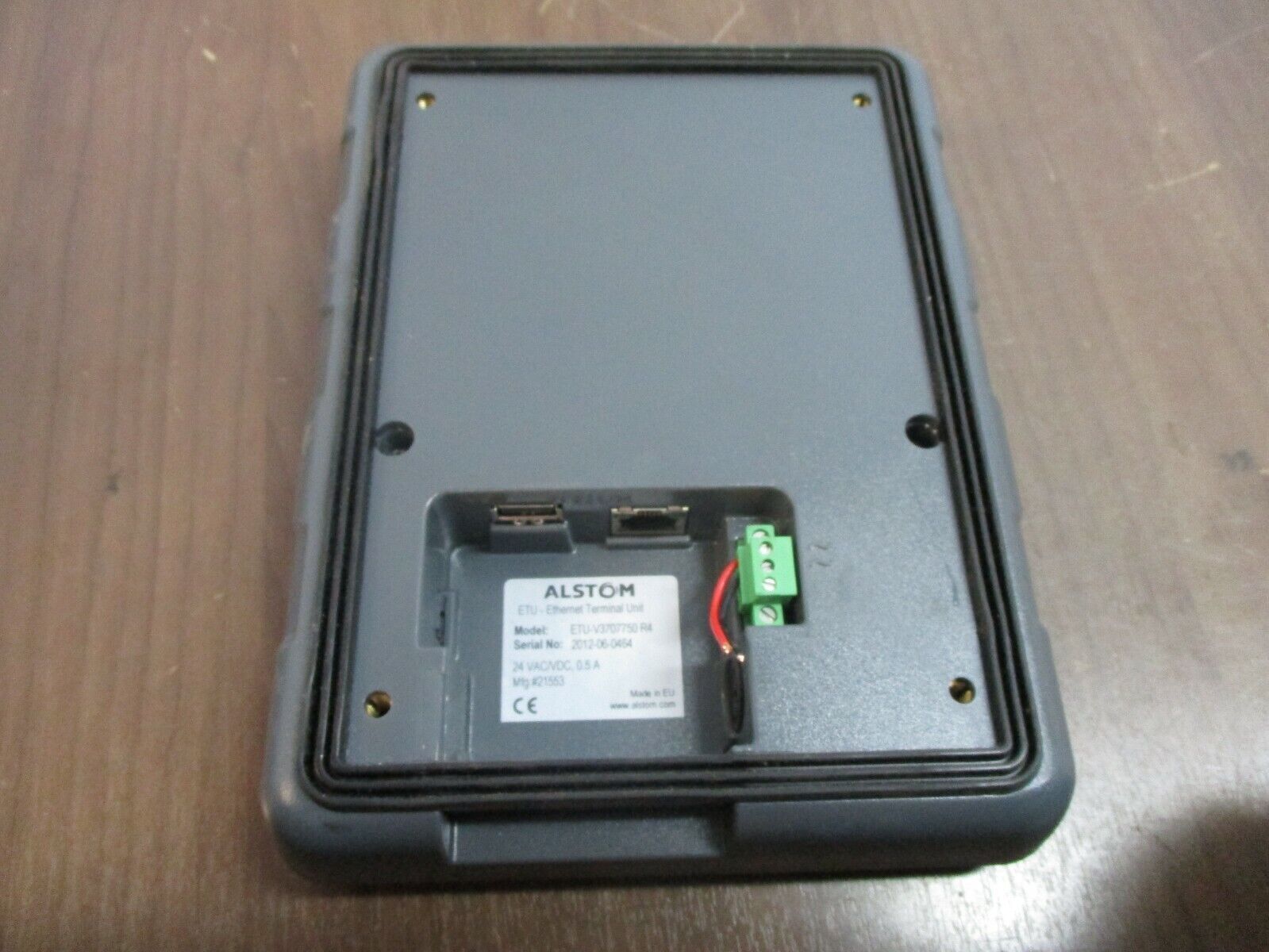 Alstom Ethernet Terminal Unit ETU-V3707750 R4 24VAC/VDC 0.5A Used