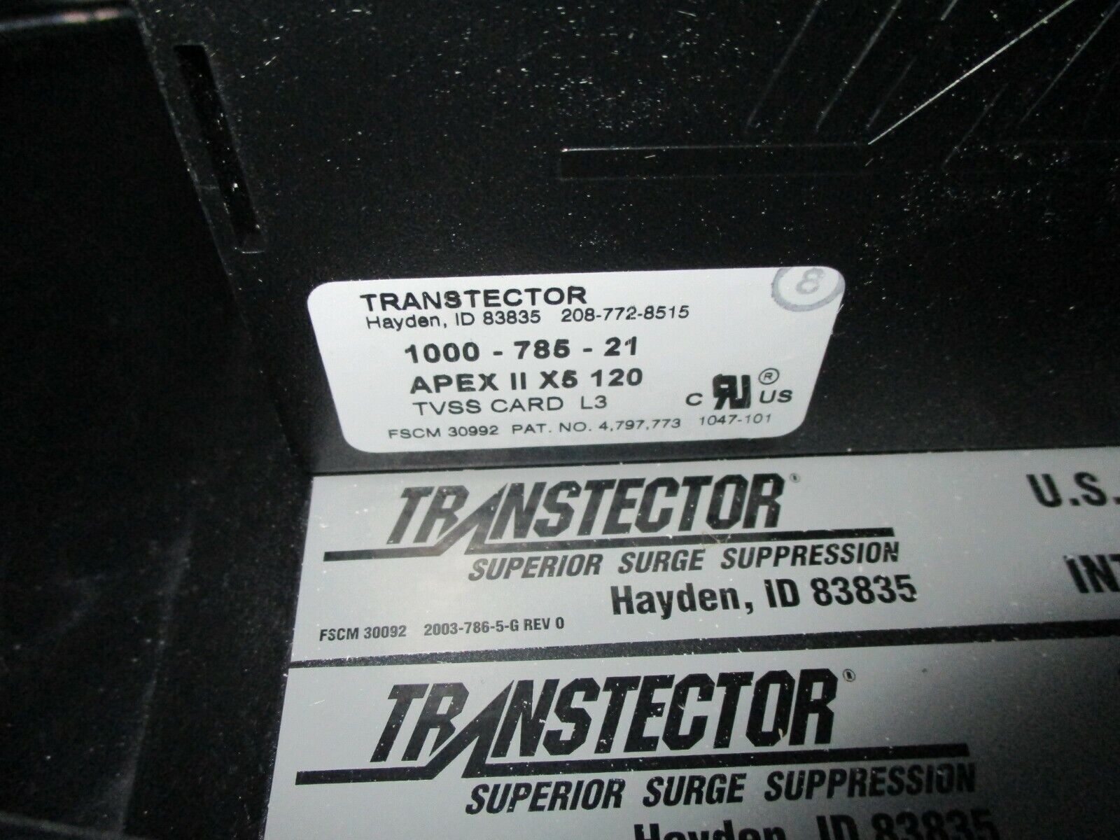 Transtector Apex Series Surge 1101-439-23 Apex 11 X5 120 WR 120V Used