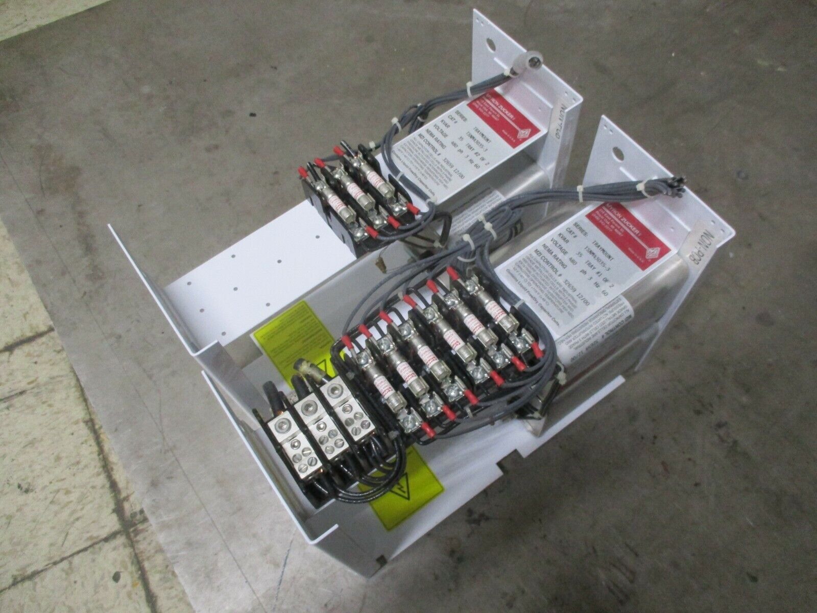 Myron Zucker Trymount Capacitor TSNM43035-3 35KVAR 480V 3Ph 60Hz *Double Tray*