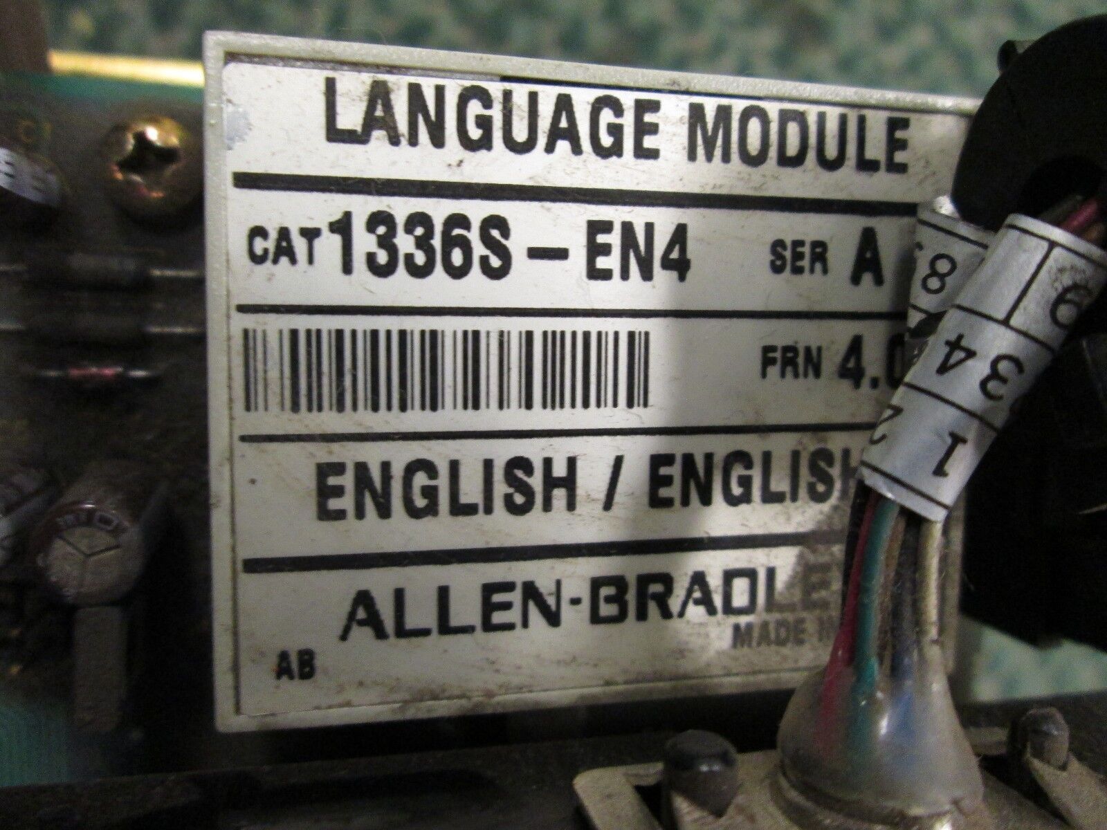 Allen-Bradley 1336 Plus AC Drive 1336S-BRF10-AA-EN4-HA2-L6 *Missing L6 Board*
