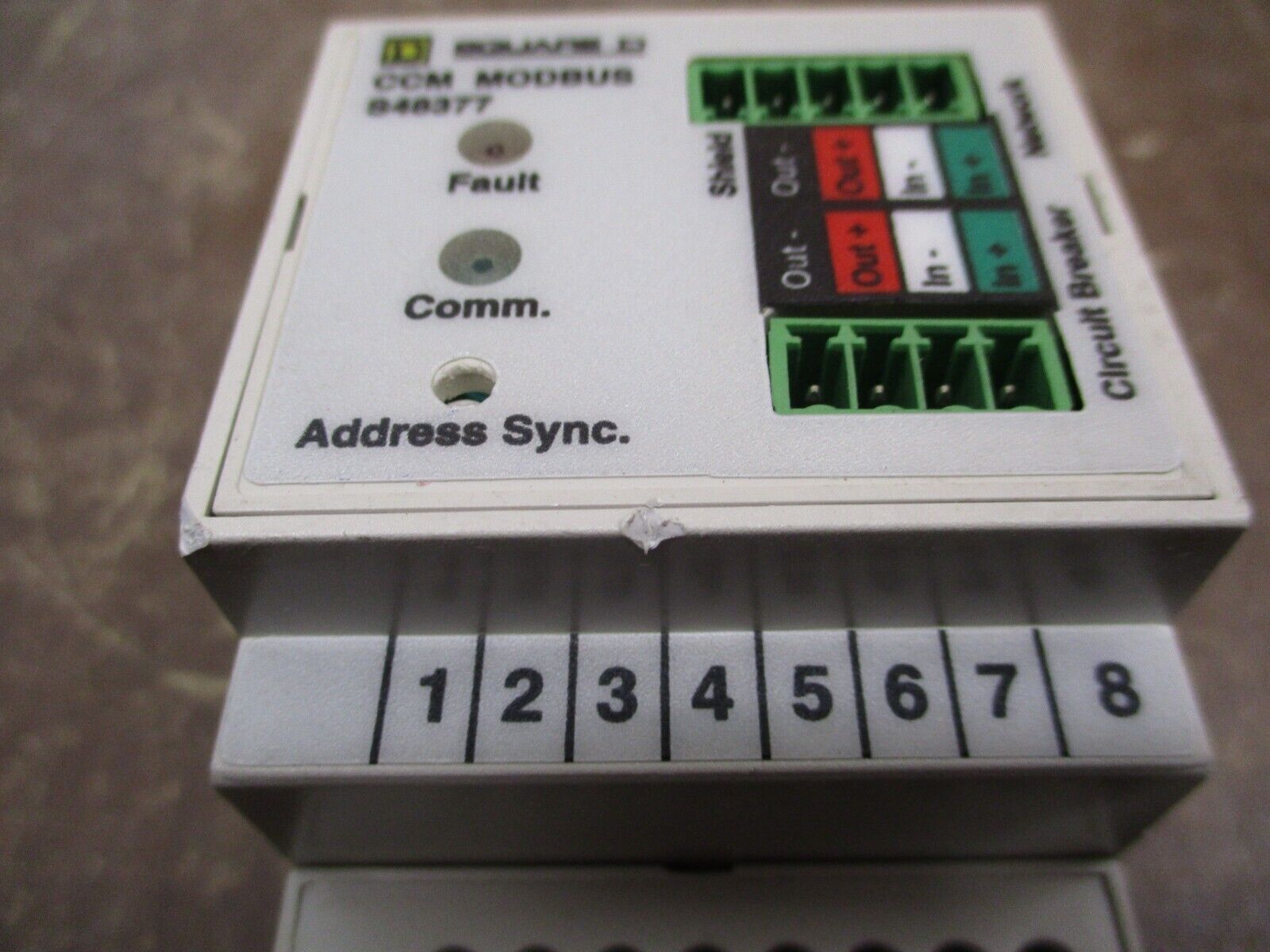 Square D CCM Modbus Module S48377 Used