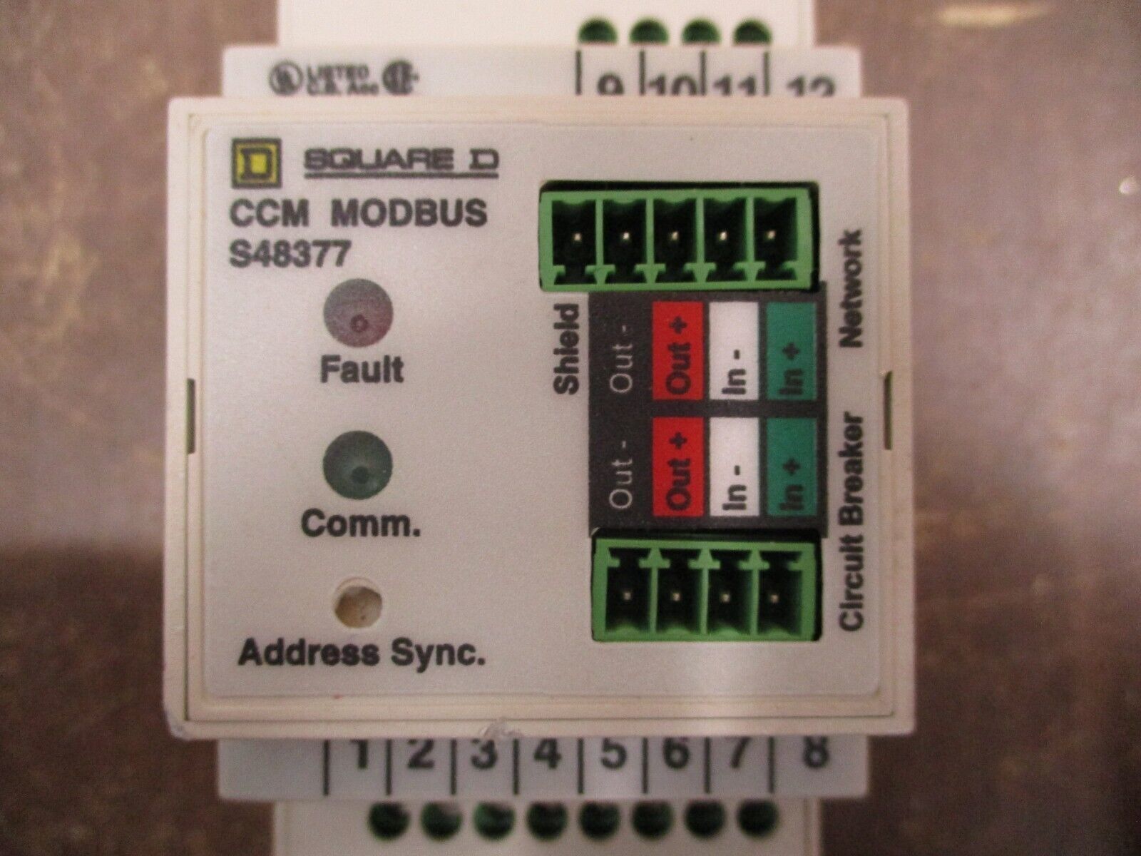 Square D CCM Modbus Module S48377 Used