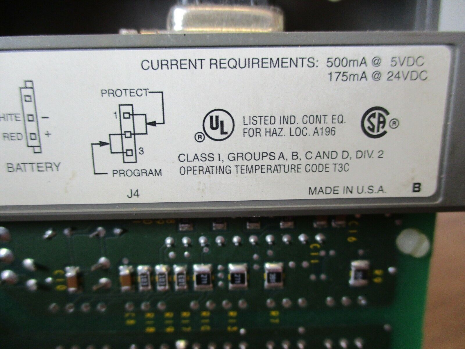 Allen-Bradley SLC 500 Processor Unit 1747-L532 Ser. C FAC: 1M Proc. Rev. 3 Used